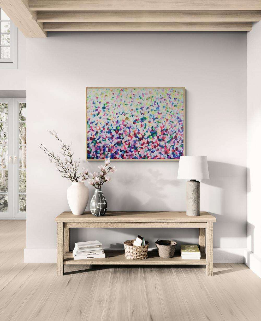 Where Petals Gather Together , Original Artwork-by-Katherine Spiller-original art-Gioia