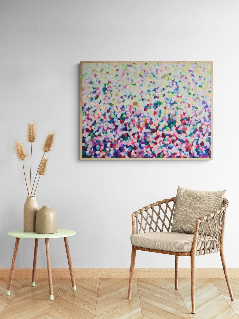 Where Petals Gather Together , Original Artwork-by-Katherine Spiller-original art-Gioia
