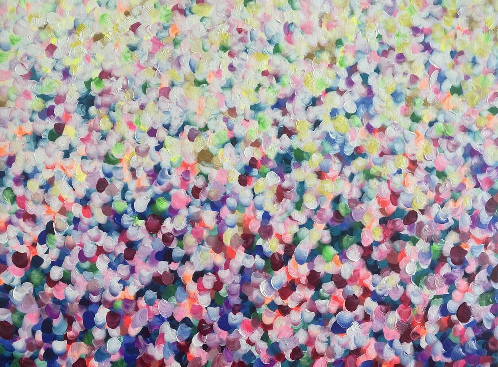 Where Petals Gather Together , Original Artwork-by-Katherine Spiller-original art-Gioia