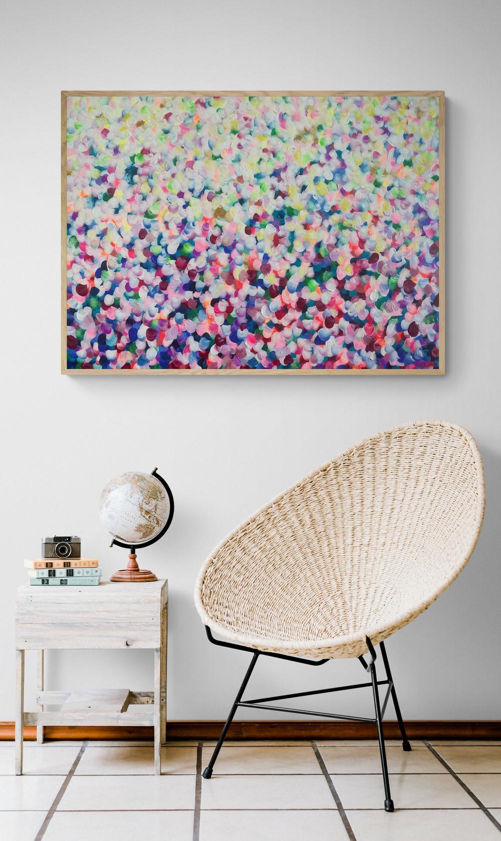 Where Petals Gather Together , Original Artwork-by-Katherine Spiller-original art-Gioia
