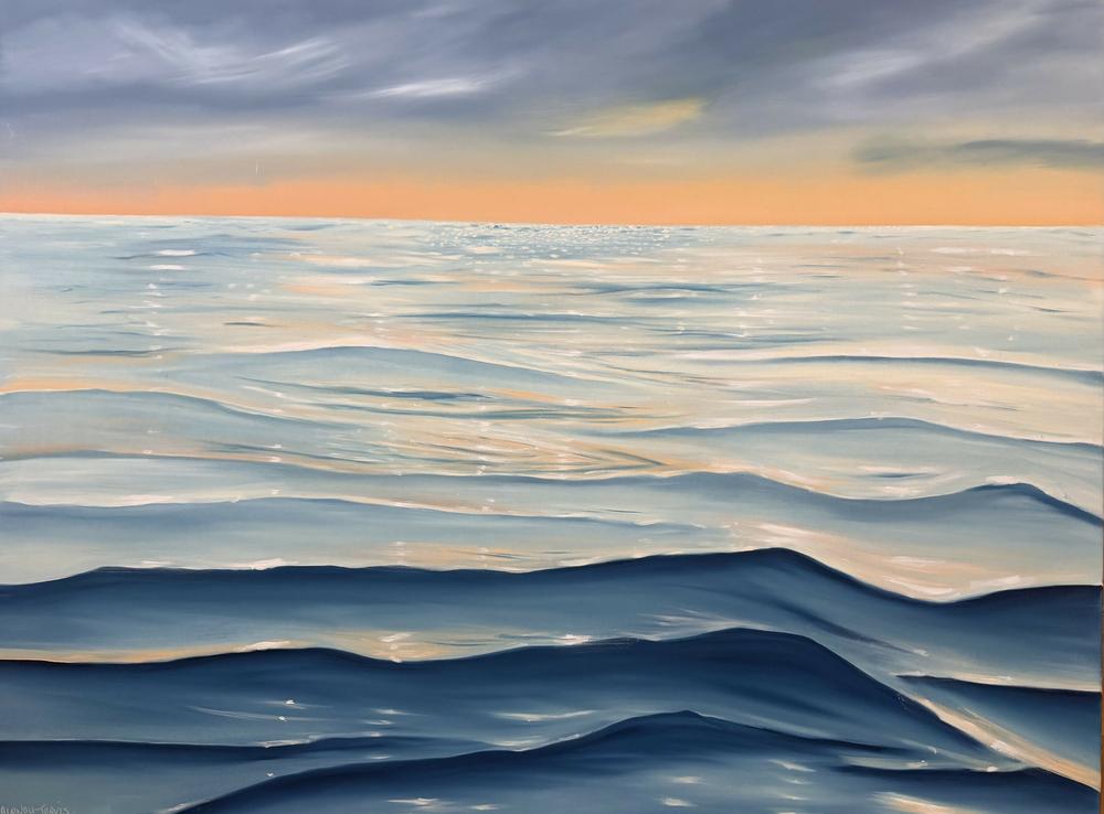 Where the Day Slows-by-Alanah Jarvis-original art-Gioia