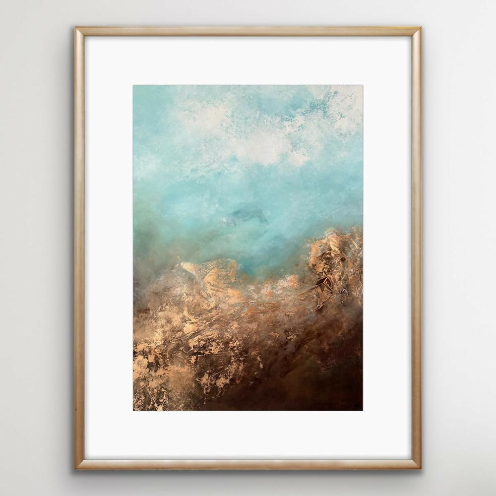 Whispers In Gold-by-Carrie Welsh-original art-Gioia