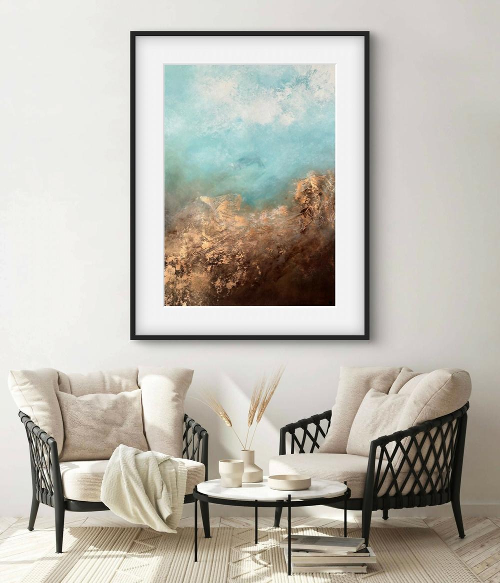 Whispers In Gold-by-Carrie Welsh-original art-Gioia