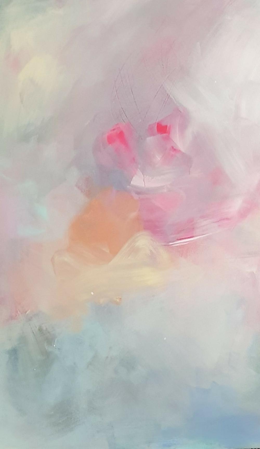 Whispers of Monet-by-Fiona Hill-original art-Gioia