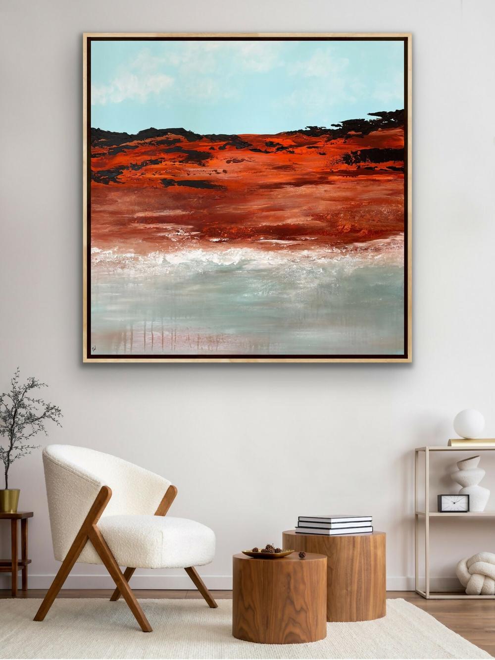 Wild Coast-by-Carrie Welsh-original art-Gioia