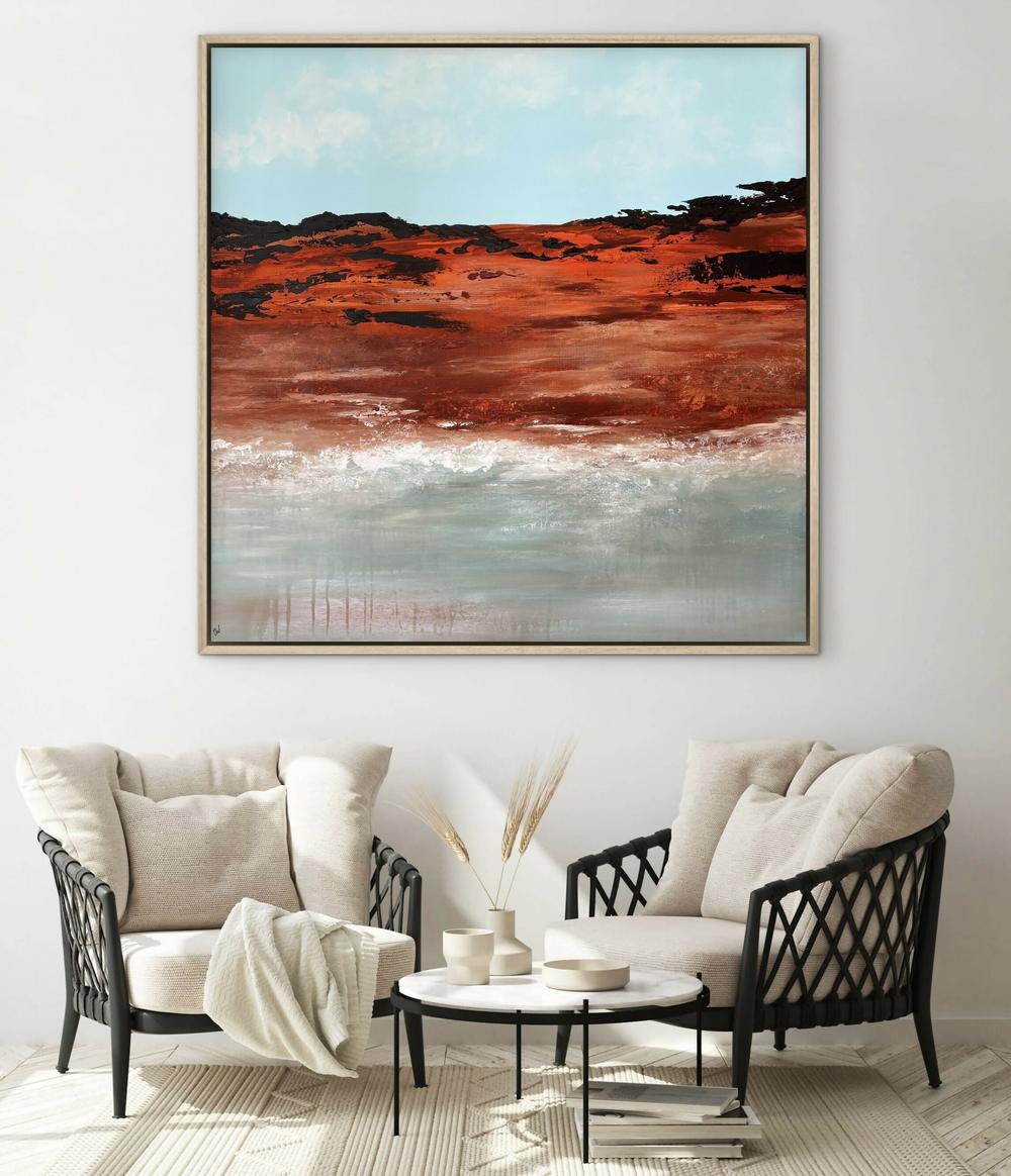 Wild Coast-by-Carrie Welsh-original art-Gioia