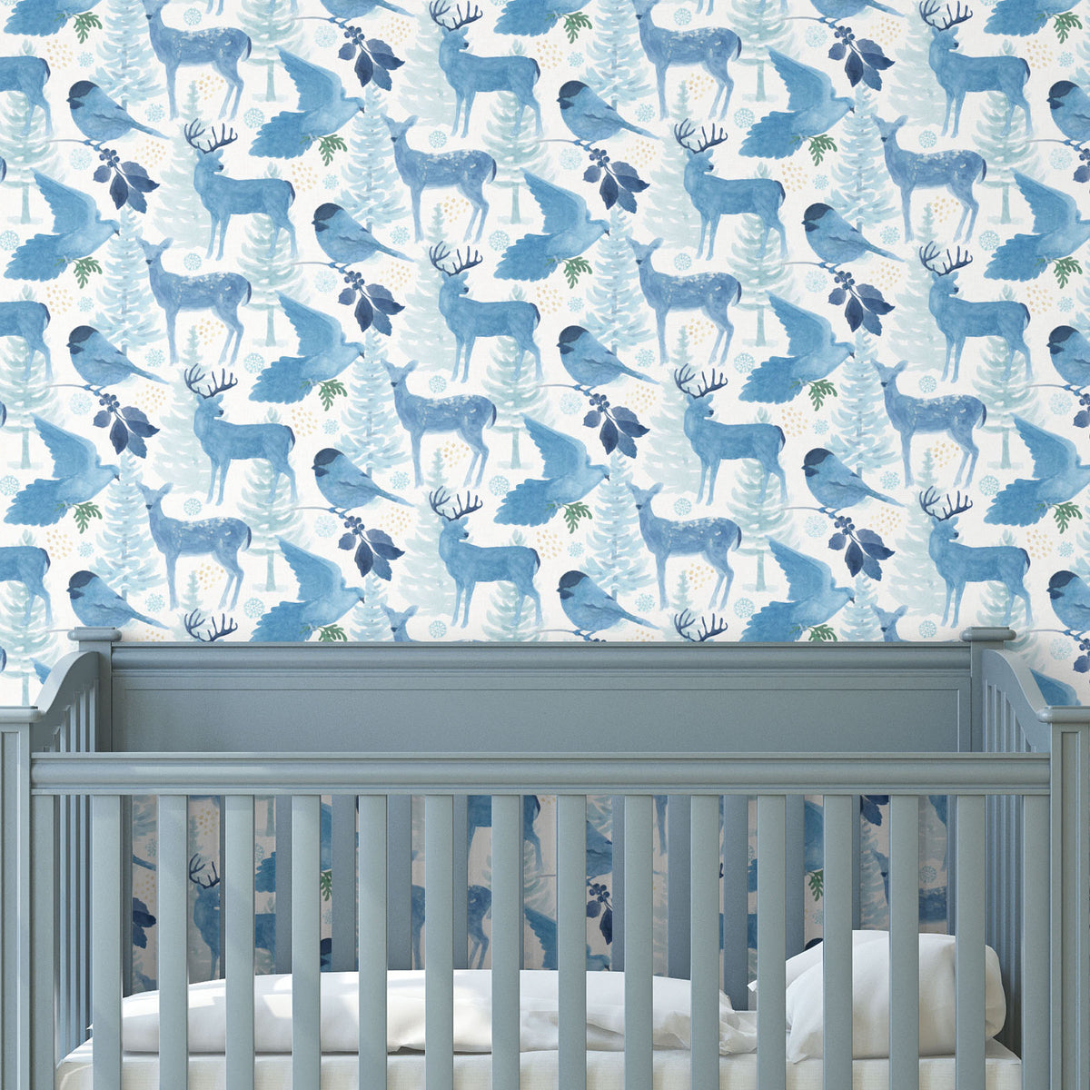 Winter Sparkle Pattern IIIA-wallpaper-eco-friendly-easy-removal-Beth Grove-2