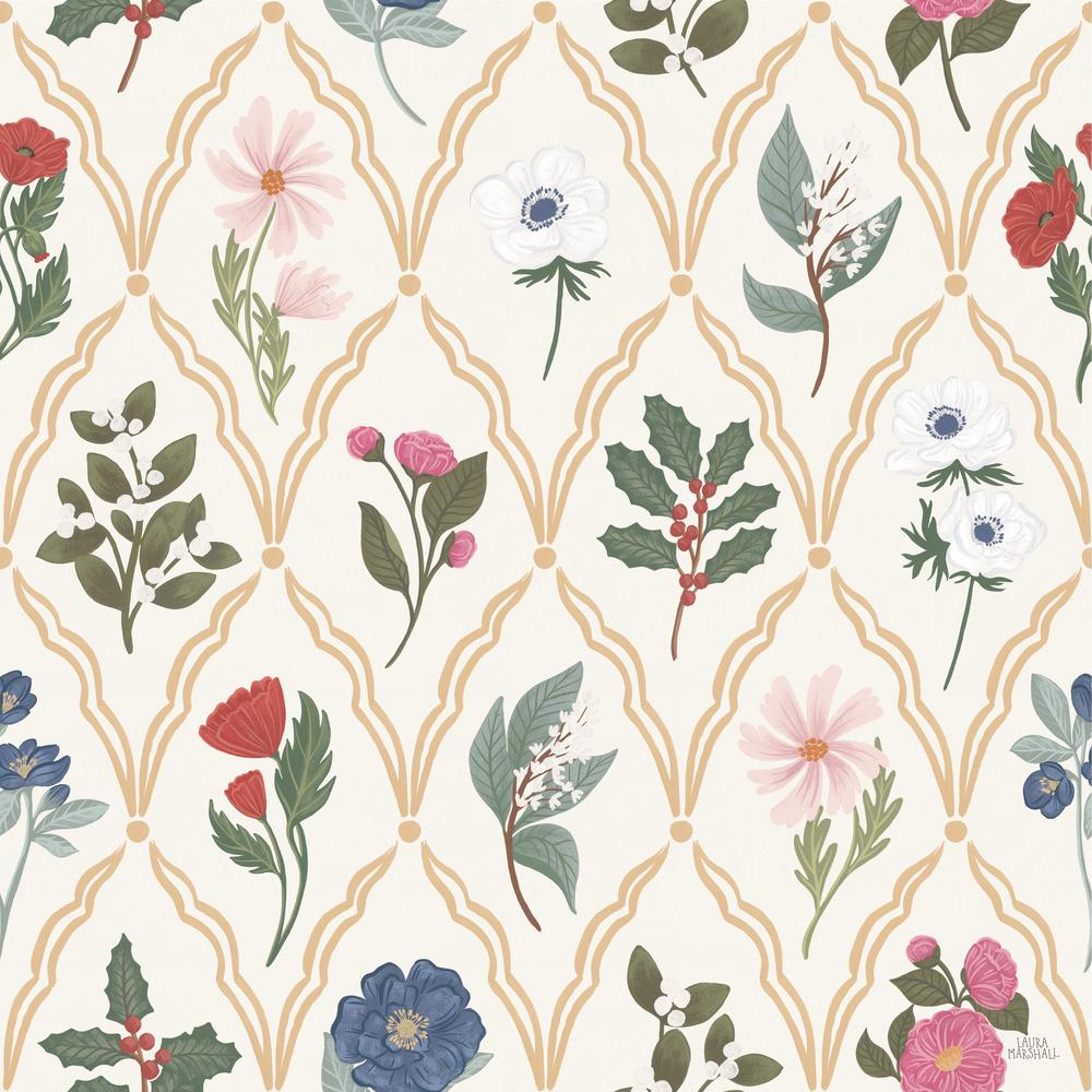 Winter Spirit Pattern VA-wallpaper-eco-friendly-easy-removal-Laura Marshall-1