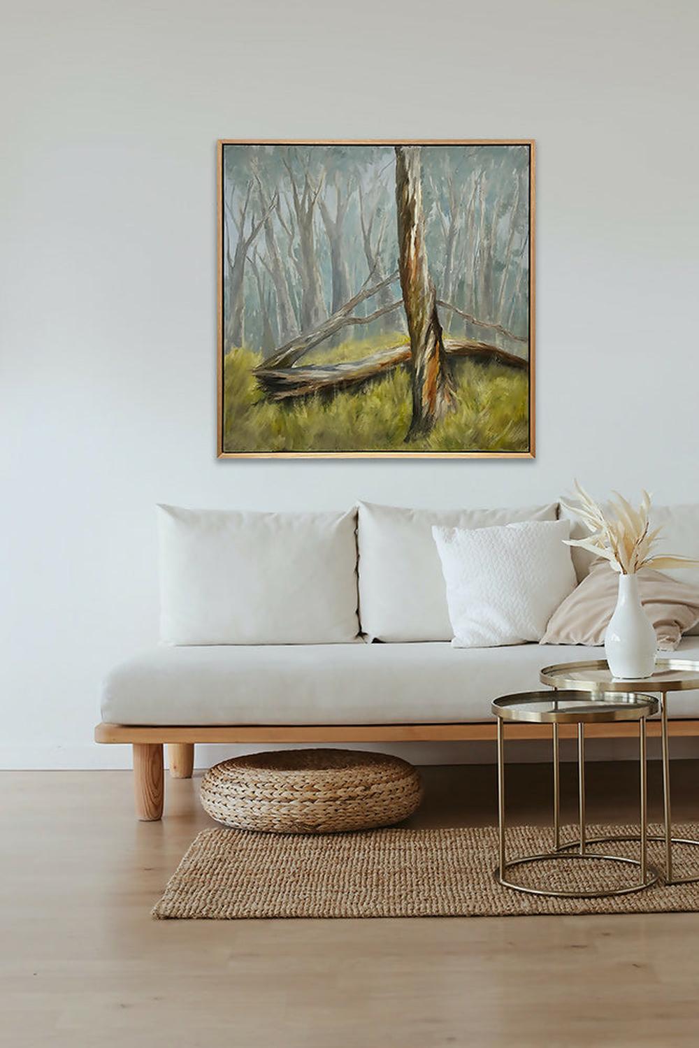 Winter in the Highland Forest-by-Pamela Gleeson-original art-Gioia