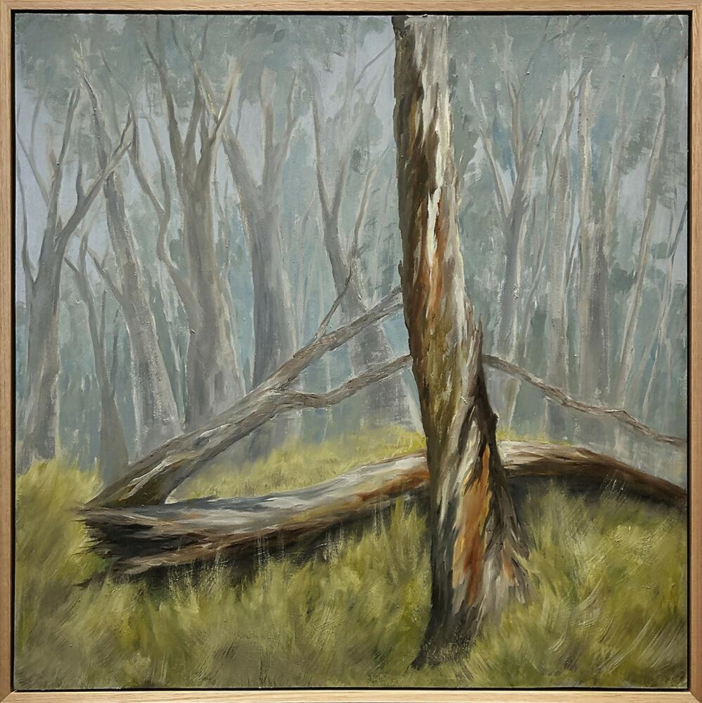 Winter in the Highland Forest-by-Pamela Gleeson-original art-Gioia