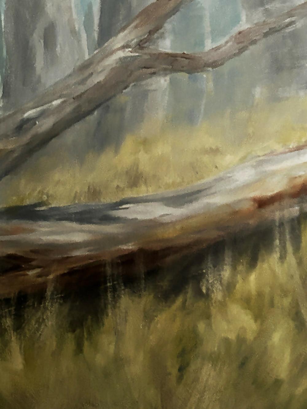 Winter in the Highland Forest-by-Pamela Gleeson-original art-Gioia
