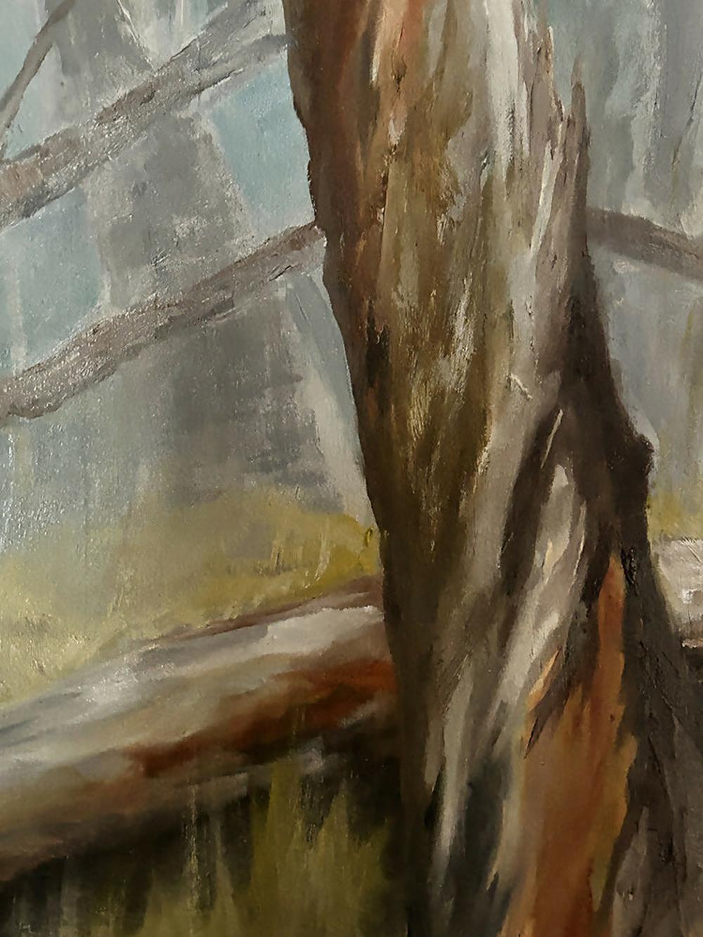 Winter in the Highland Forest-by-Pamela Gleeson-original art-Gioia