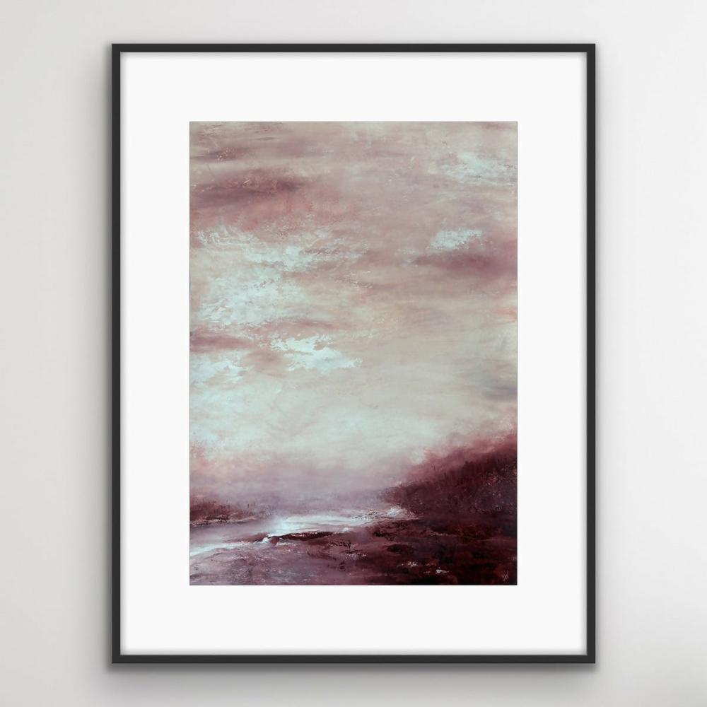 Wish You Were Here-by-Carrie Welsh-original art-Gioia