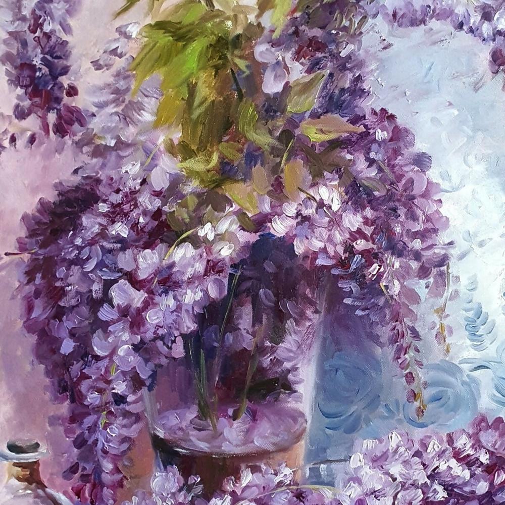 Wisteria Rhapsody-by-Tatyana Soboleva Original Art-original art-Gioia