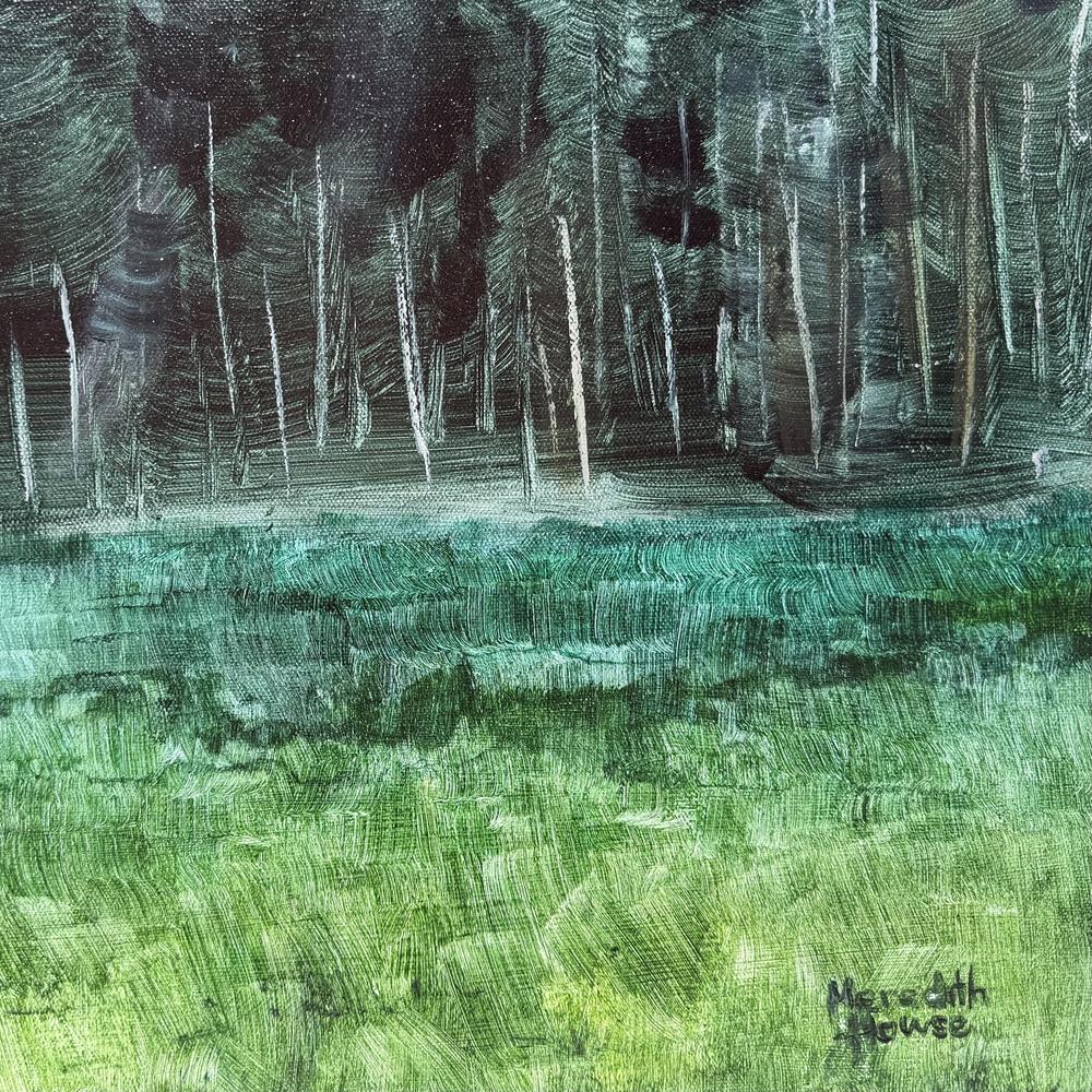 Wombats at first Light. Original hand-painted artwork by Meredith Howse.-by-Meredith Howse Original Art-original art-Gioia