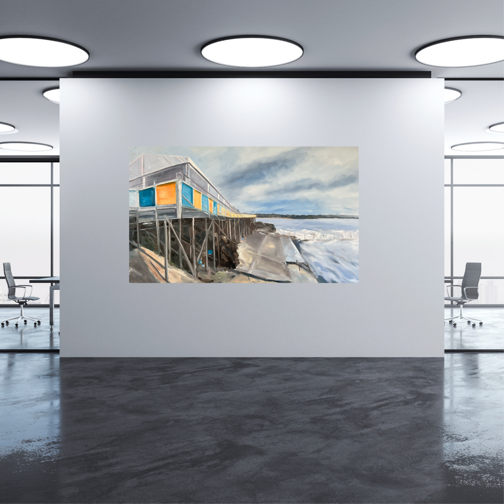 Wylie's At Coogee, Original Hand-Painted Canvas By Meredith Howse-by-Meredith Howse-original art-Gioia