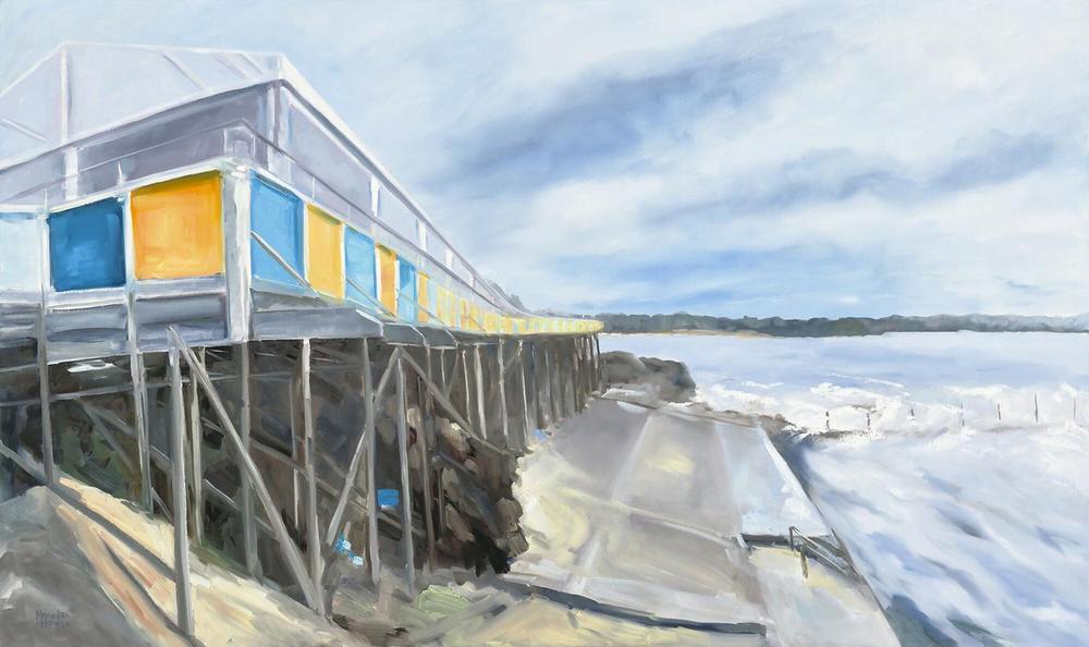 Wylie's At Coogee, Original Hand-Painted Canvas By Meredith Howse-by-Meredith Howse-original art-Gioia