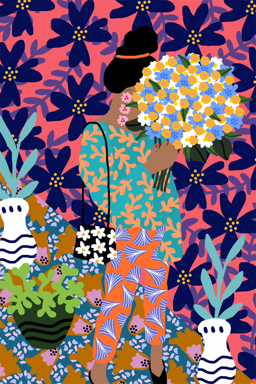 Bouquet Woman