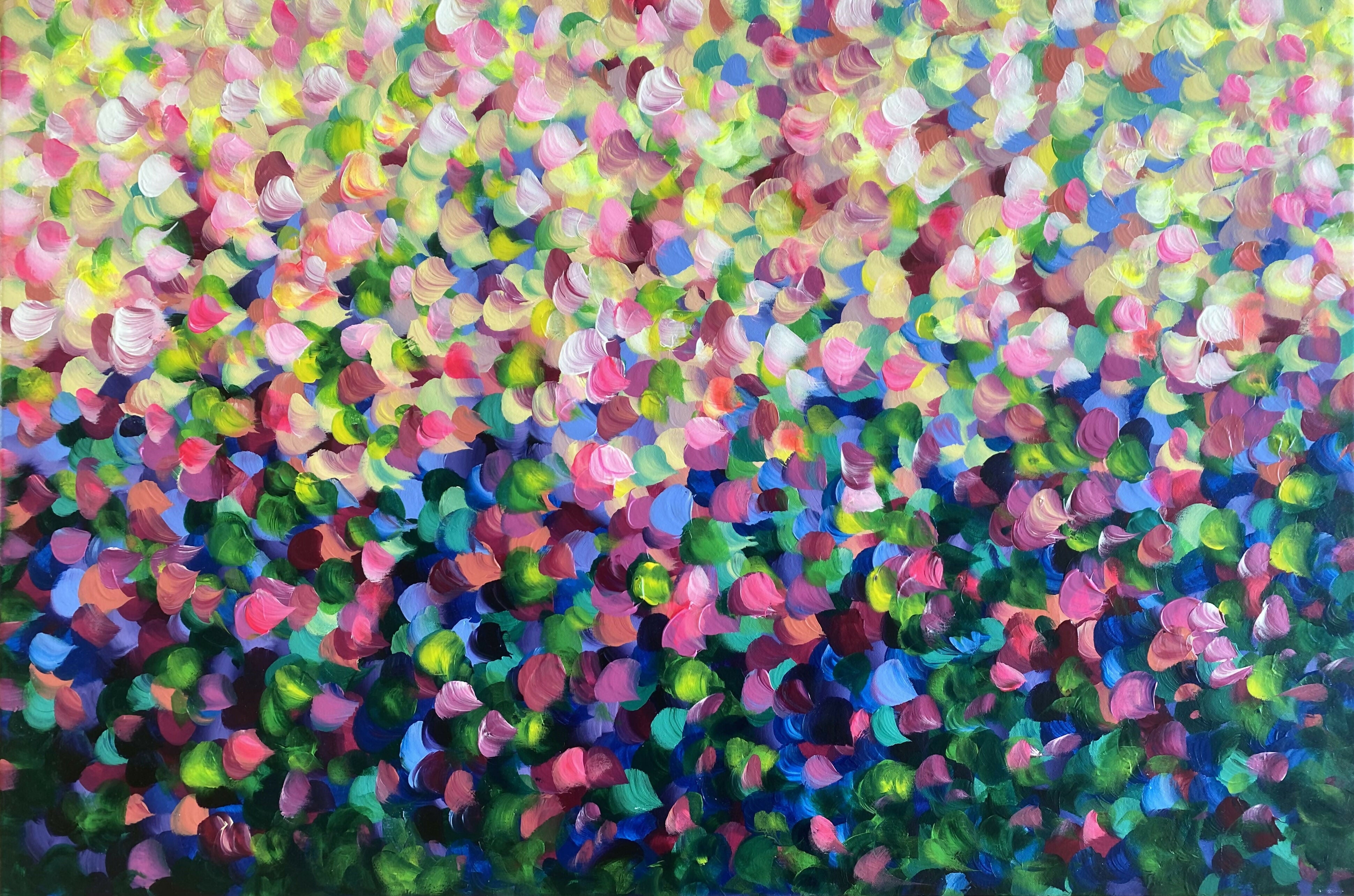 Uplifting, Original Hand-Painted Canvas By Katherine Spiller