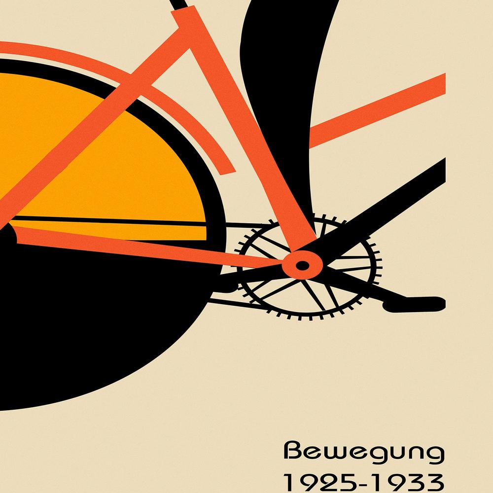 Abstract Bike Rider-by-Fadil Roze-wall-art-print-canvas-poster-framed-Gioia