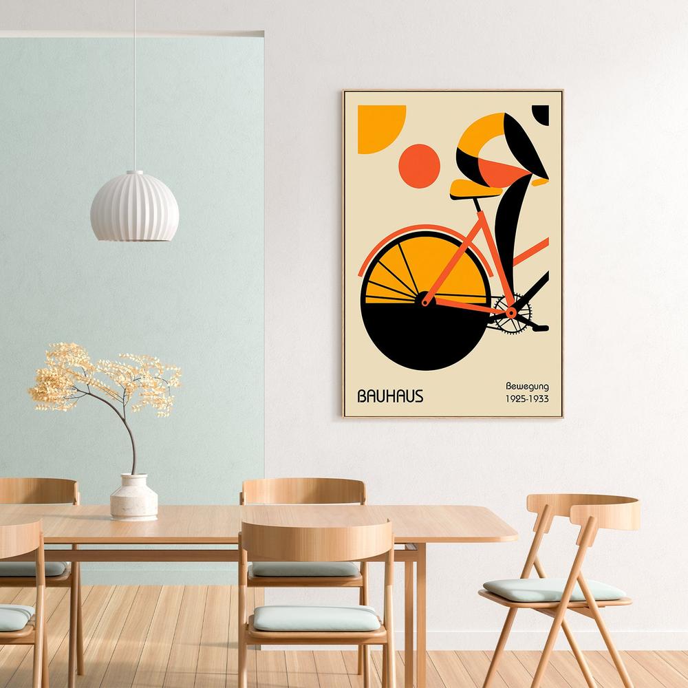 Abstract Bike Rider-by-Fadil Roze-wall-art-print-canvas-poster-framed-Gioia