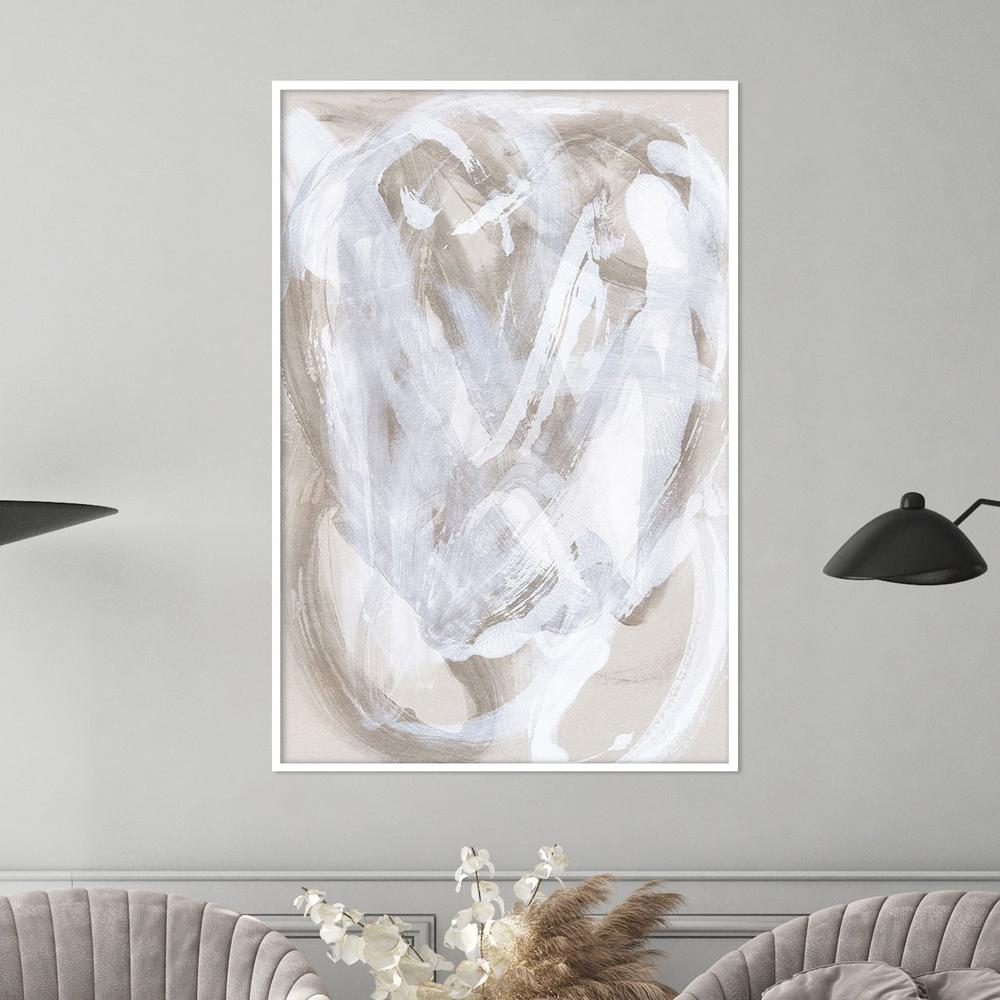 Abstract Brush Strokes 146-by-Mareike Bohmer-wall-art-print-canvas-poster-framed-Gioia