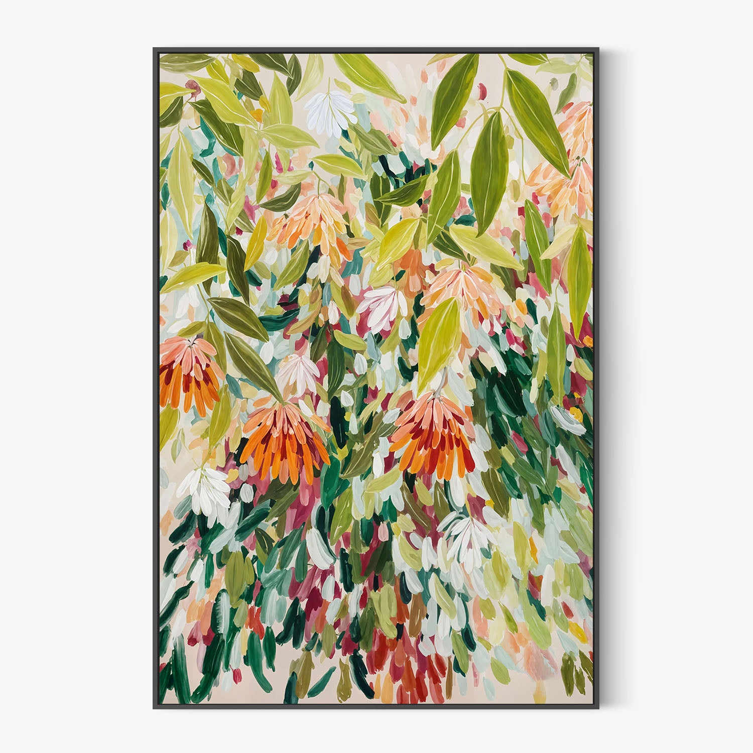 Abstract Floral Garden-by-Edie-wall-art-print-canvas-poster-framed-Gioia