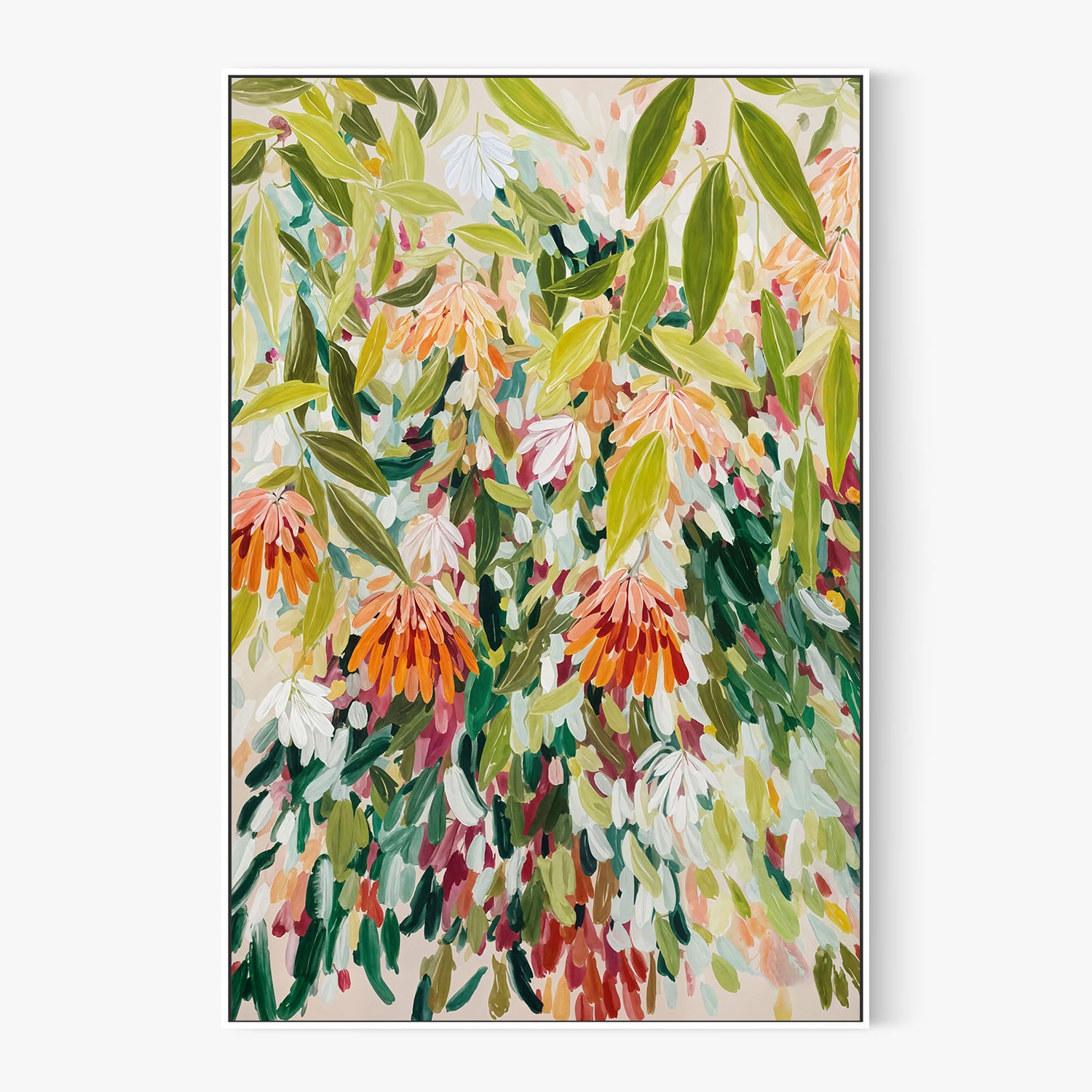Abstract Floral Garden-by-Edie-wall-art-print-canvas-poster-framed-Gioia