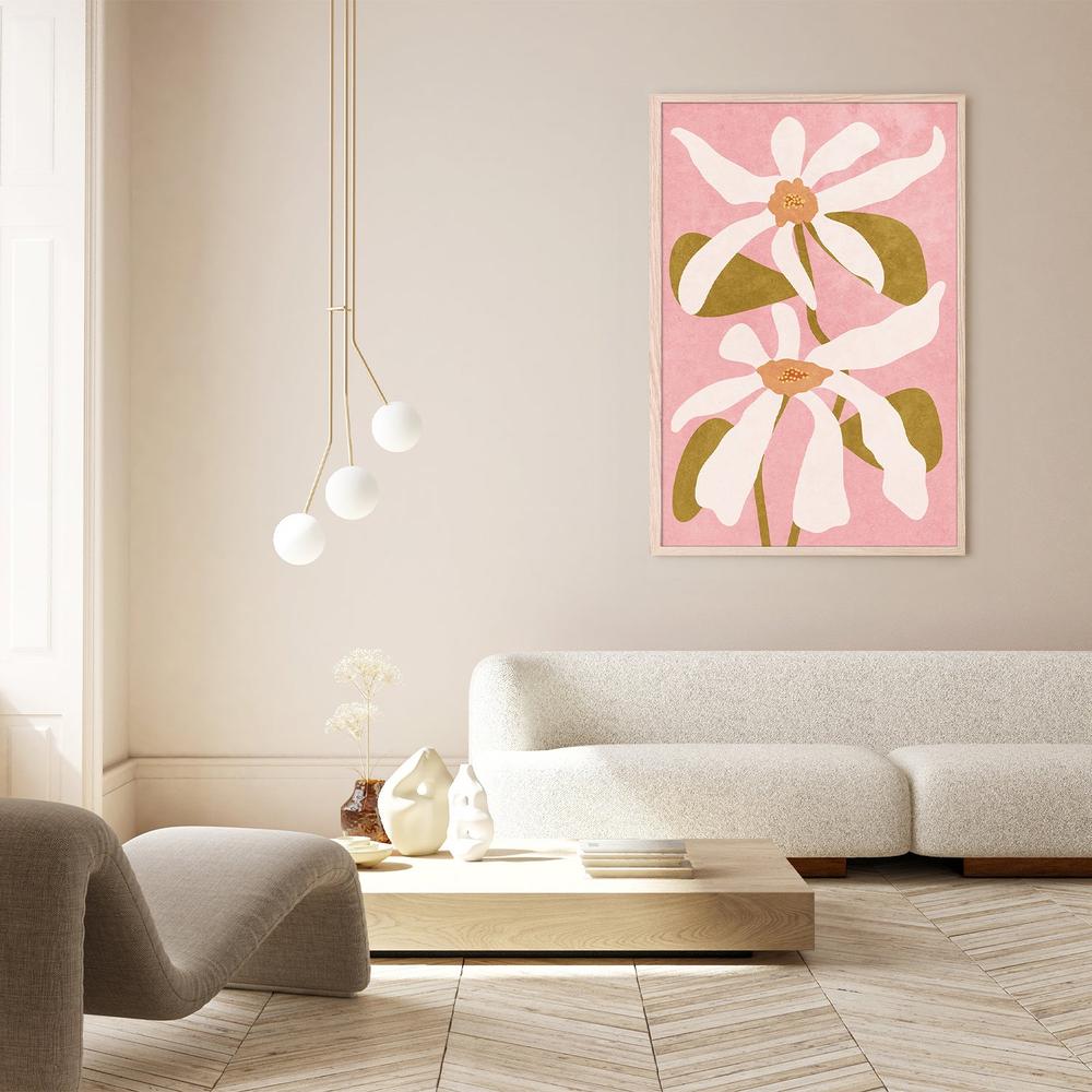 Abstract Flowers, Style A-by-Raissa Oltmanns-wall-art-print-canvas-poster-framed-Gioia