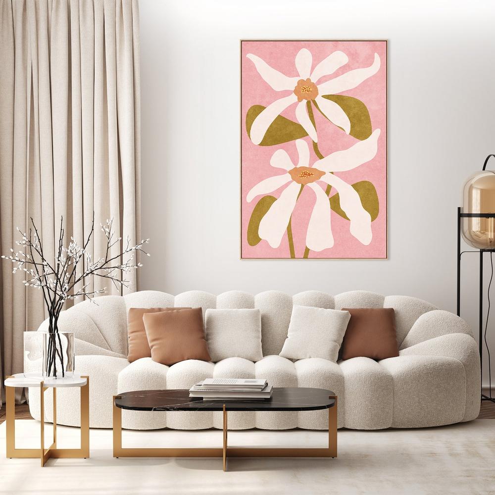 Abstract Flowers, Style A-by-Raissa Oltmanns-wall-art-print-canvas-poster-framed-Gioia