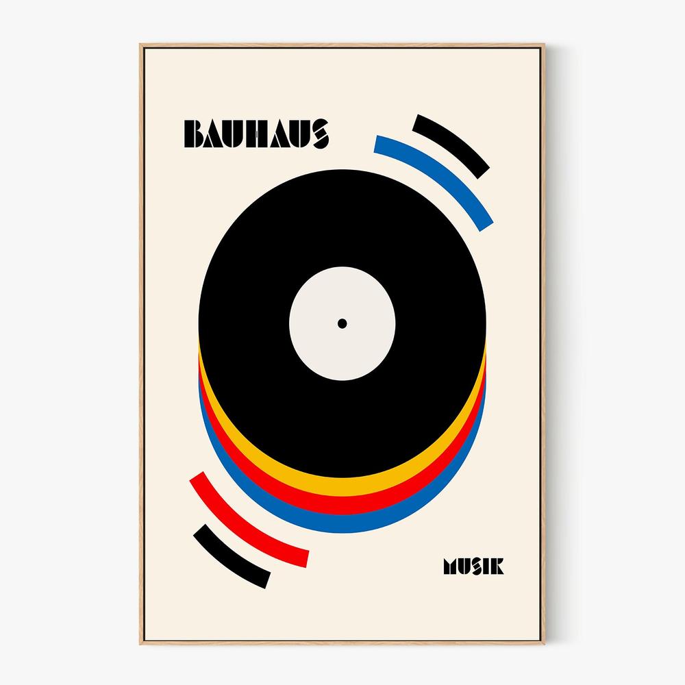 Abstract Music Vinyl-by-Retrodrome-wall-art-print-canvas-poster-framed-Gioia