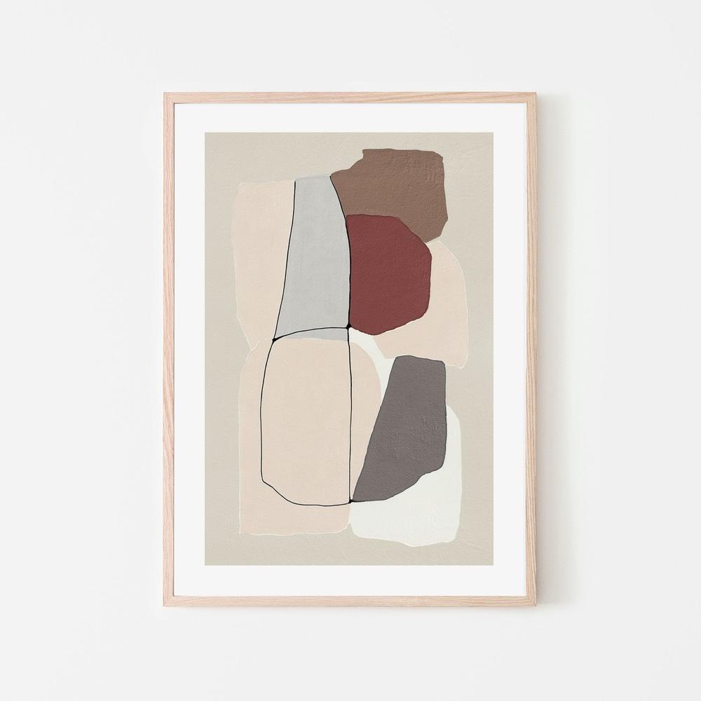 Abstract Organic Shapes-by-Alma-wall-art-print-canvas-poster-framed-Gioia