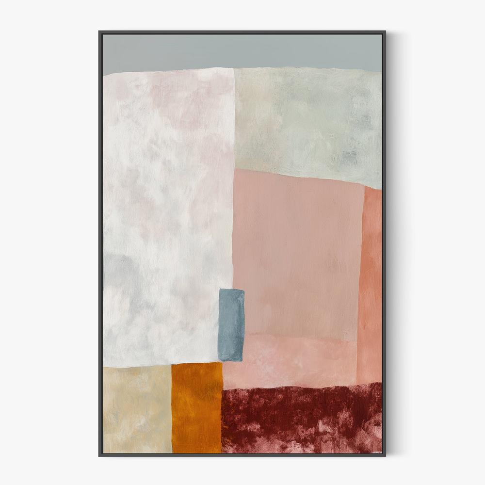 Abstract Soft Blocks-by-Jordão de Abreu-wall-art-print-canvas-poster-framed-Gioia