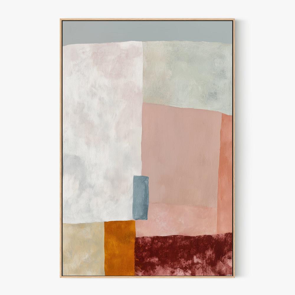 Abstract Soft Blocks-by-Jordão de Abreu-wall-art-print-canvas-poster-framed-Gioia