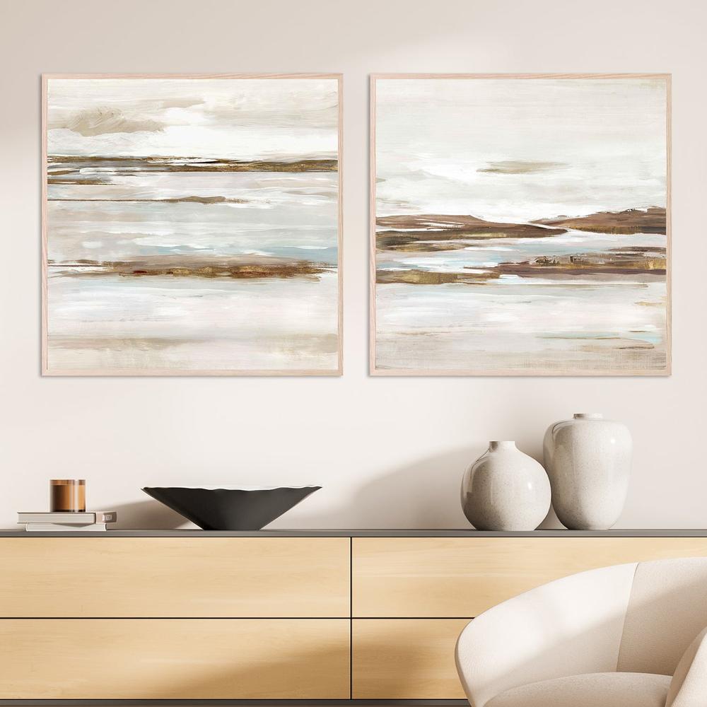Abstract Tides of the Coast, Style A & B, Set Of 2-by-Lera-wall-art-print-canvas-poster-framed-Gioia