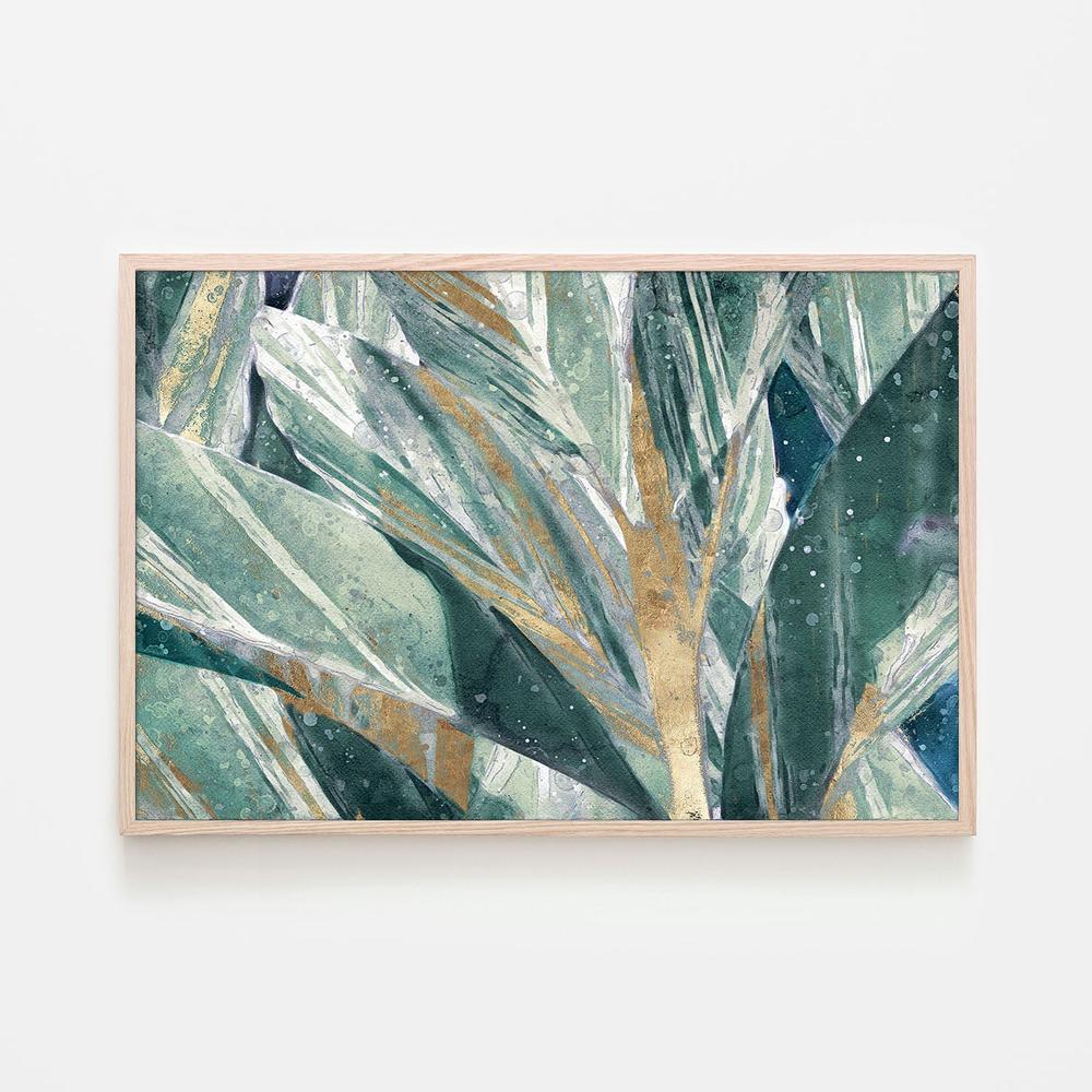Abstraction of Leaves, Style A-by-Leda Robertson-wall-art-print-canvas-poster-framed-Gioia