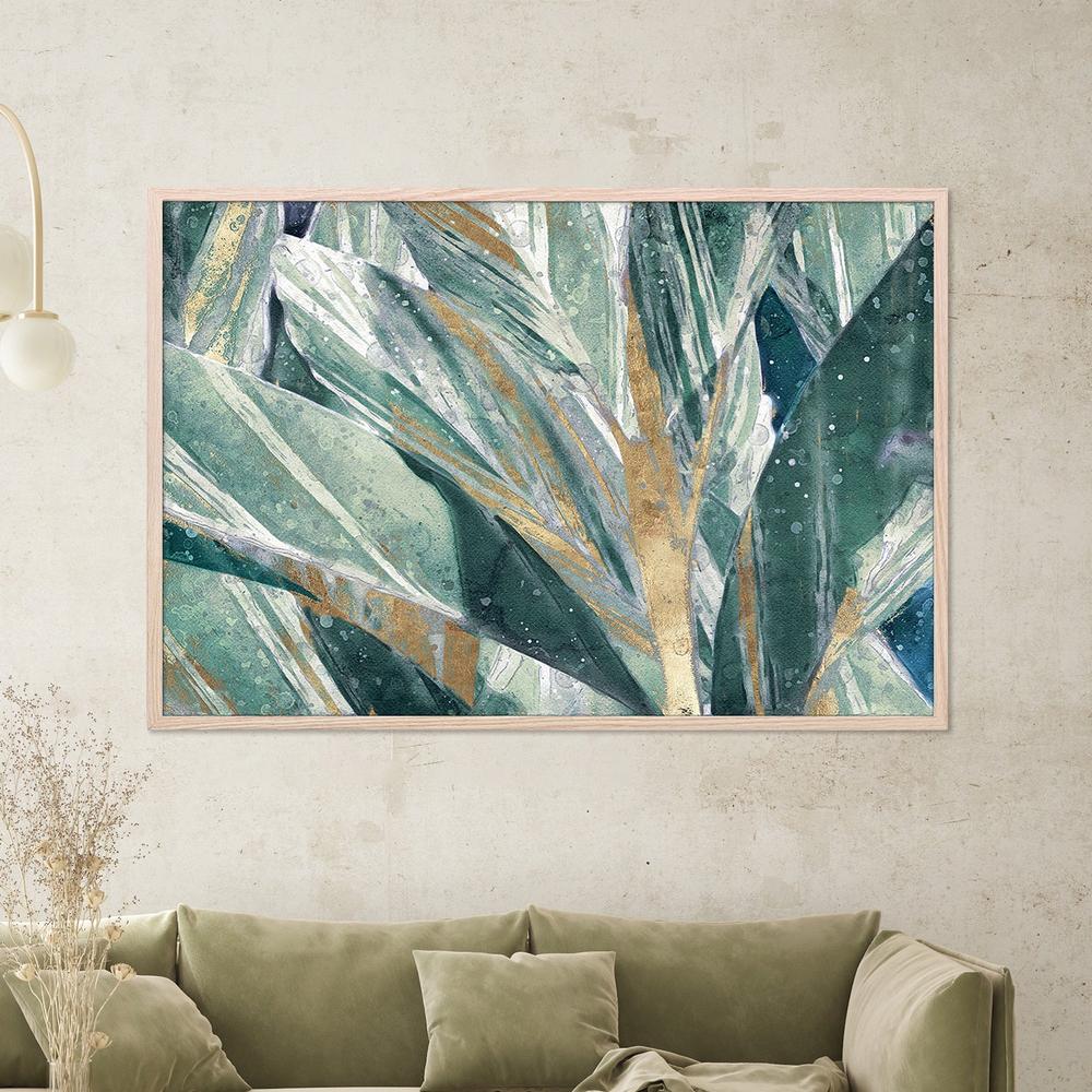 Abstraction of Leaves, Style A-by-Leda Robertson-wall-art-print-canvas-poster-framed-Gioia