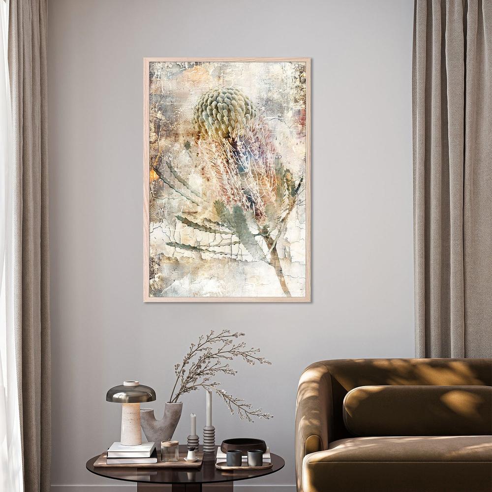 wall-art-print-canvas-poster-framed-Aged Banksia Bloom-8