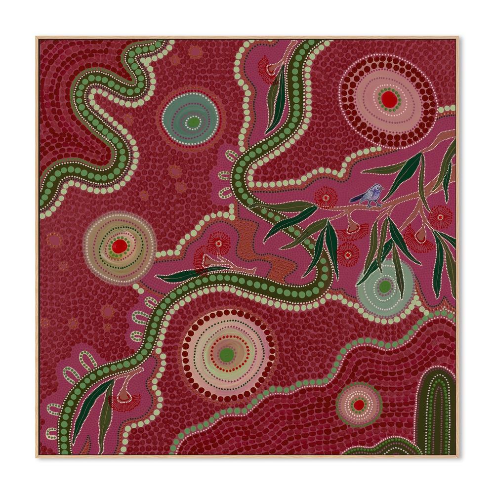 Among the um Leaves-by-Domica Hill-wall-art-print-canvas-poster-framed-Gioia