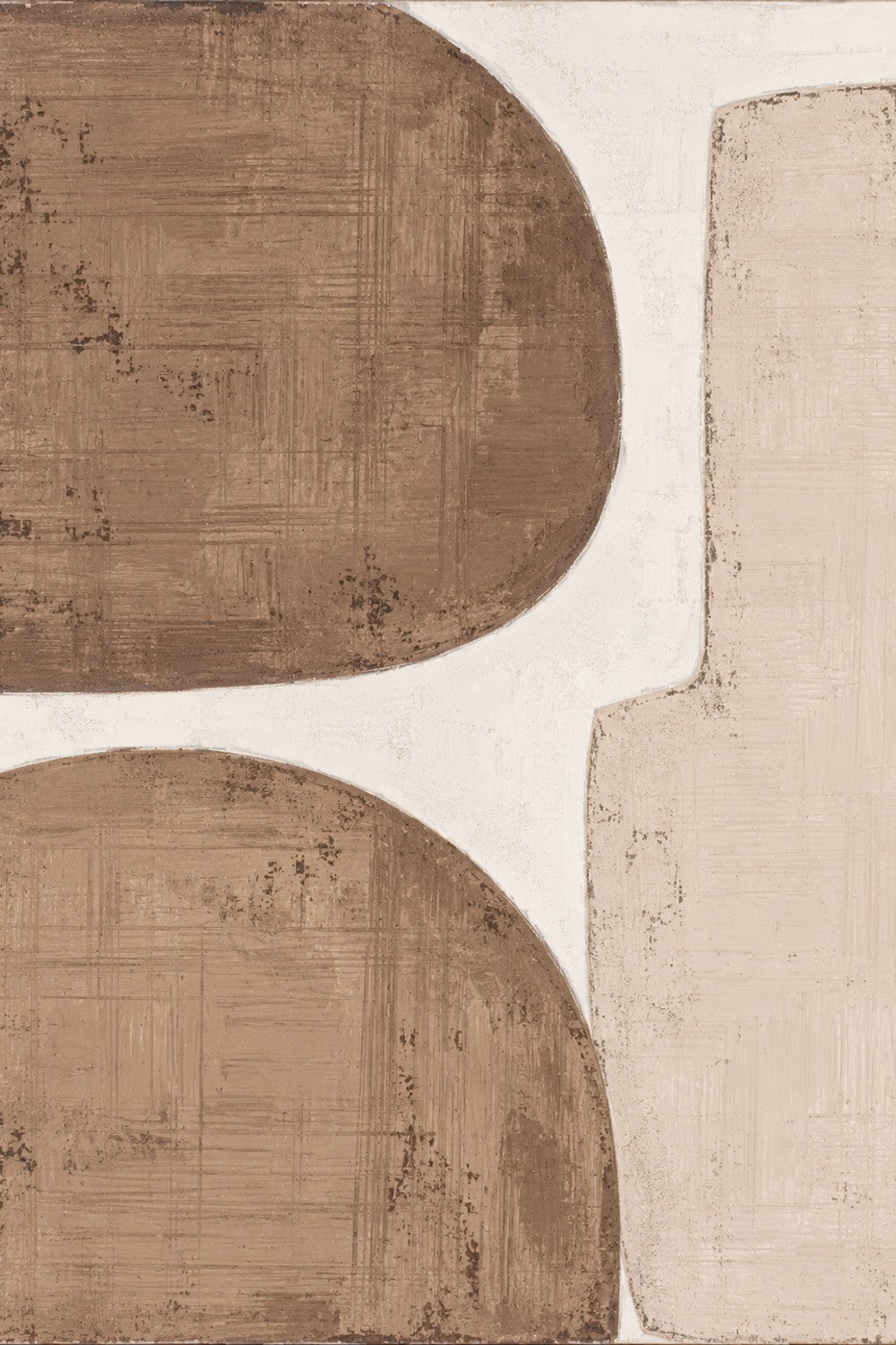 Neutral abstract organic geometric blocks, style A