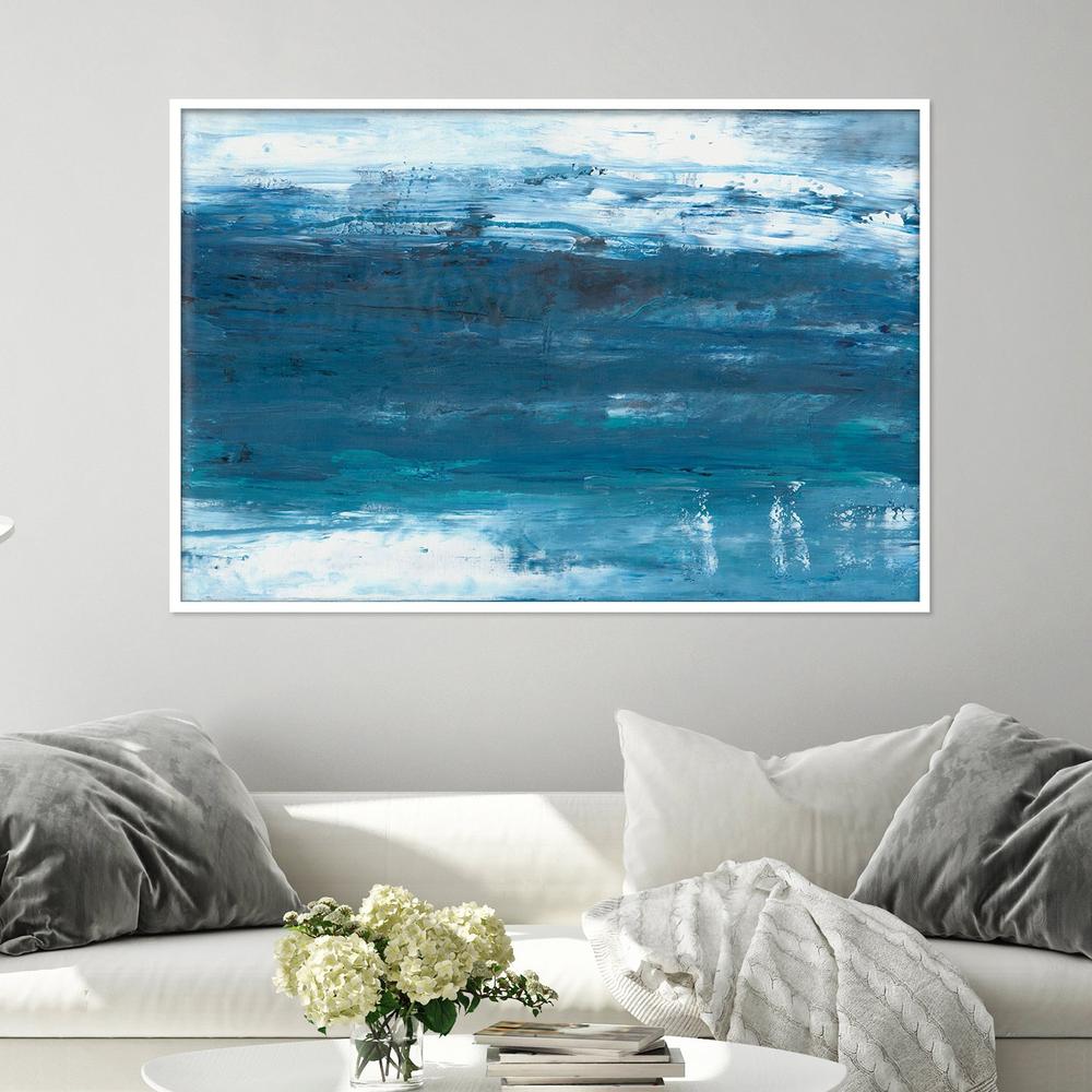 Aqua Shallows-by-Kathleen Rhee-wall-art-print-canvas-poster-framed-Gioia