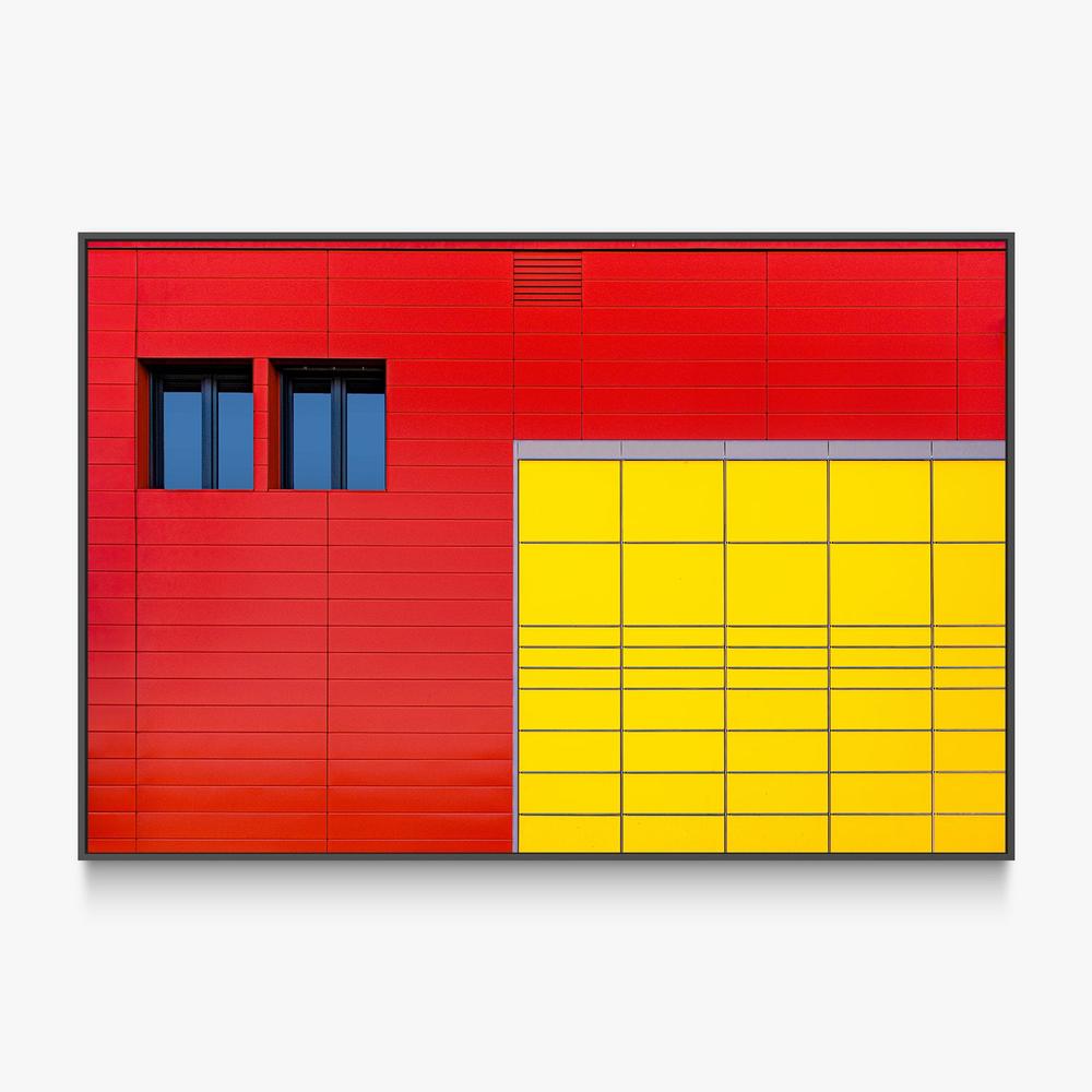 Architectural Color Block-by-Roland M Schwerdtfeger-wall-art-print-canvas-poster-framed-Gioia