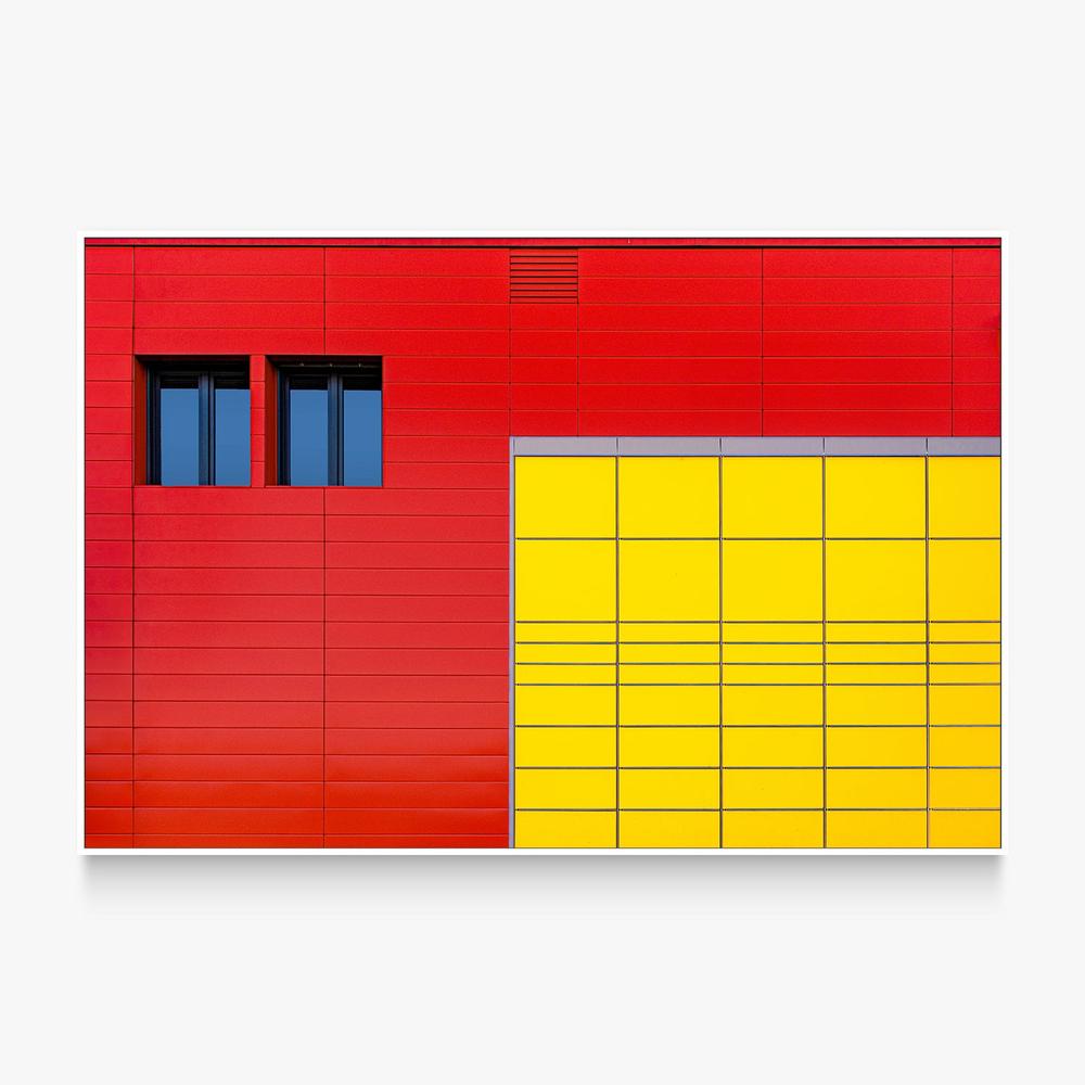Architectural Color Block-by-Roland M Schwerdtfeger-wall-art-print-canvas-poster-framed-Gioia