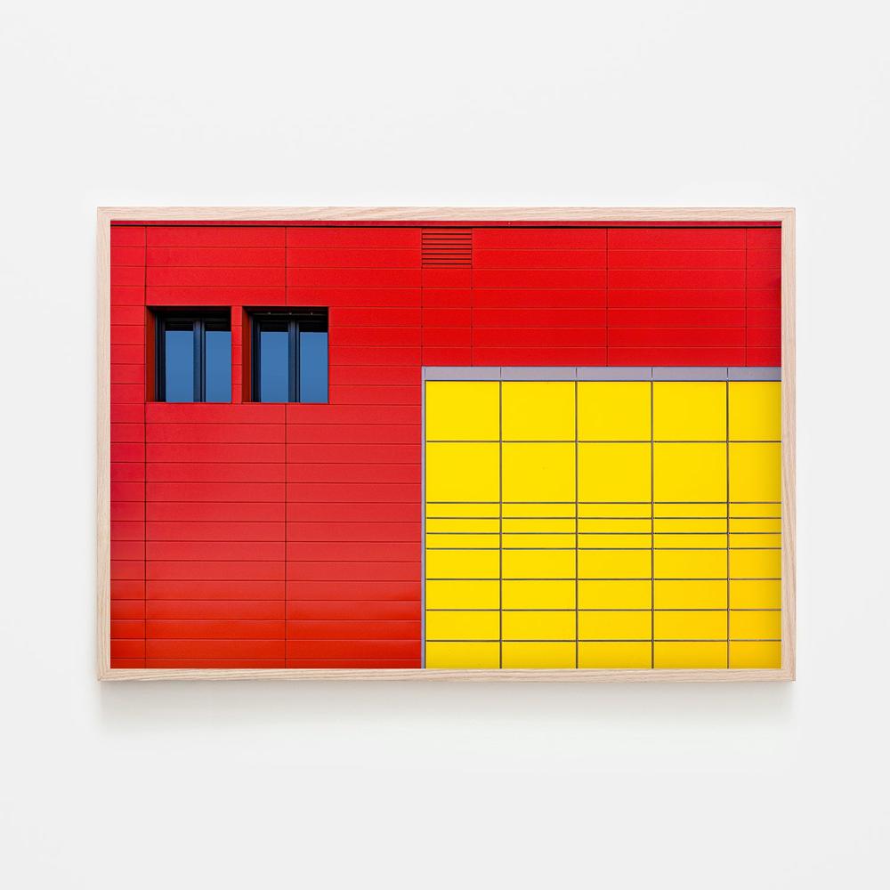 Architectural Color Block-by-Roland M Schwerdtfeger-wall-art-print-canvas-poster-framed-Gioia