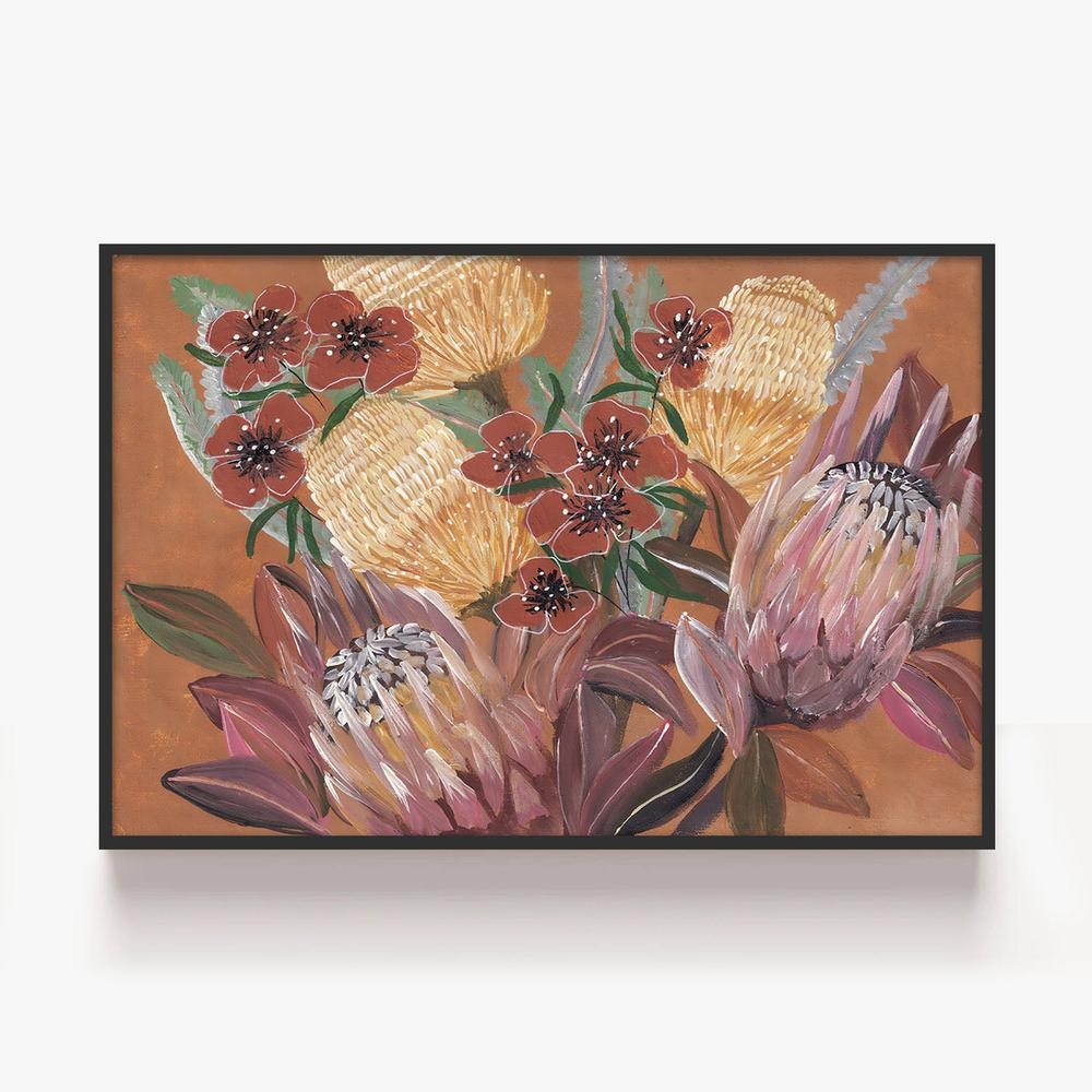 Australia Native Bunch, Style C-by-Lisa Schmidt-wall-art-print-canvas-poster-framed-Gioia