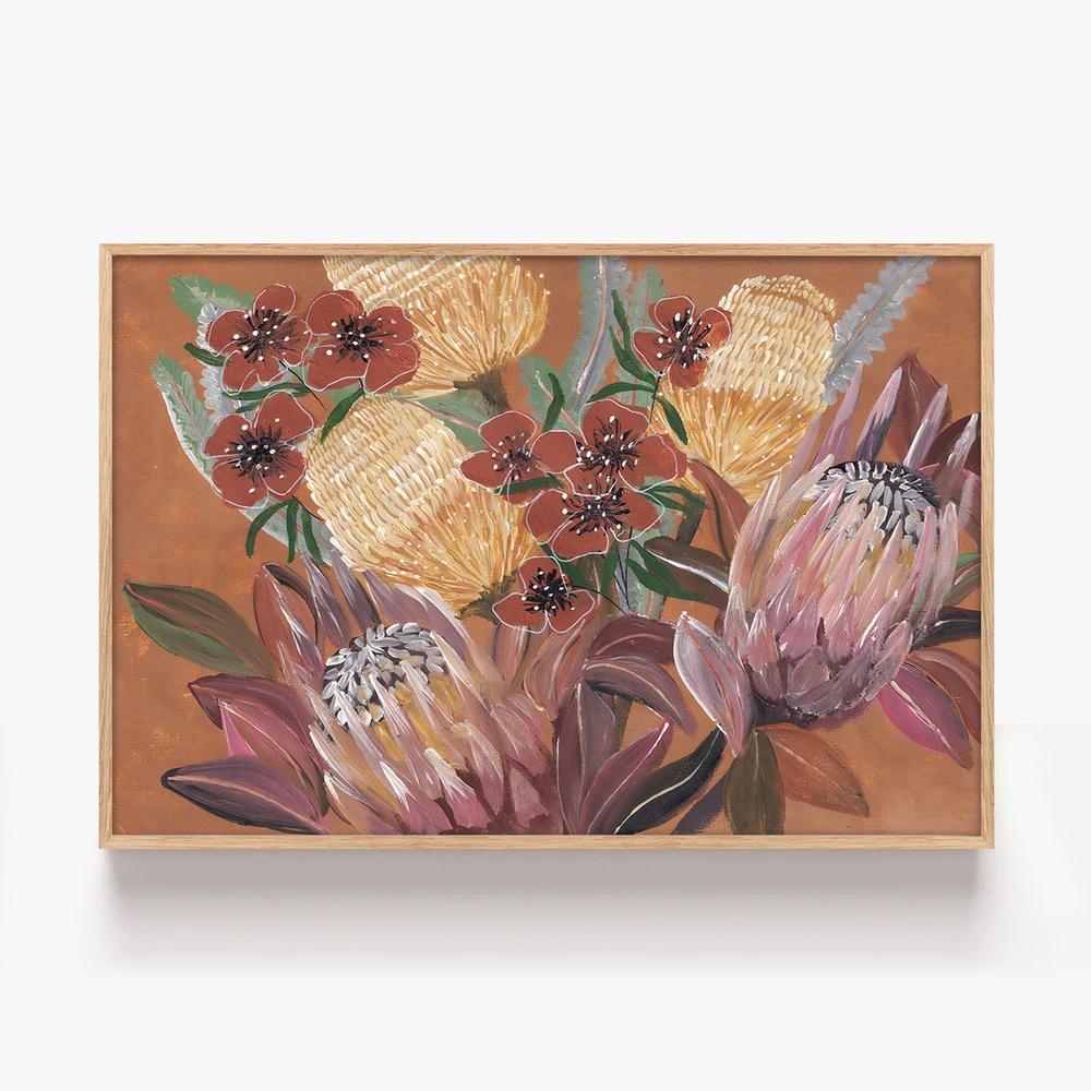 Australia Native Bunch, Style C-by-Lisa Schmidt-wall-art-print-canvas-poster-framed-Gioia