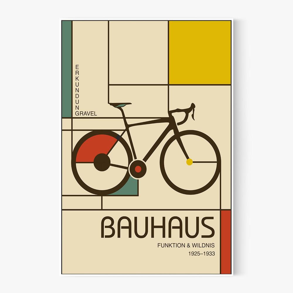 Bauhaus Bike Exploration-by-Fadil Roze-wall-art-print-canvas-poster-framed-Gioia