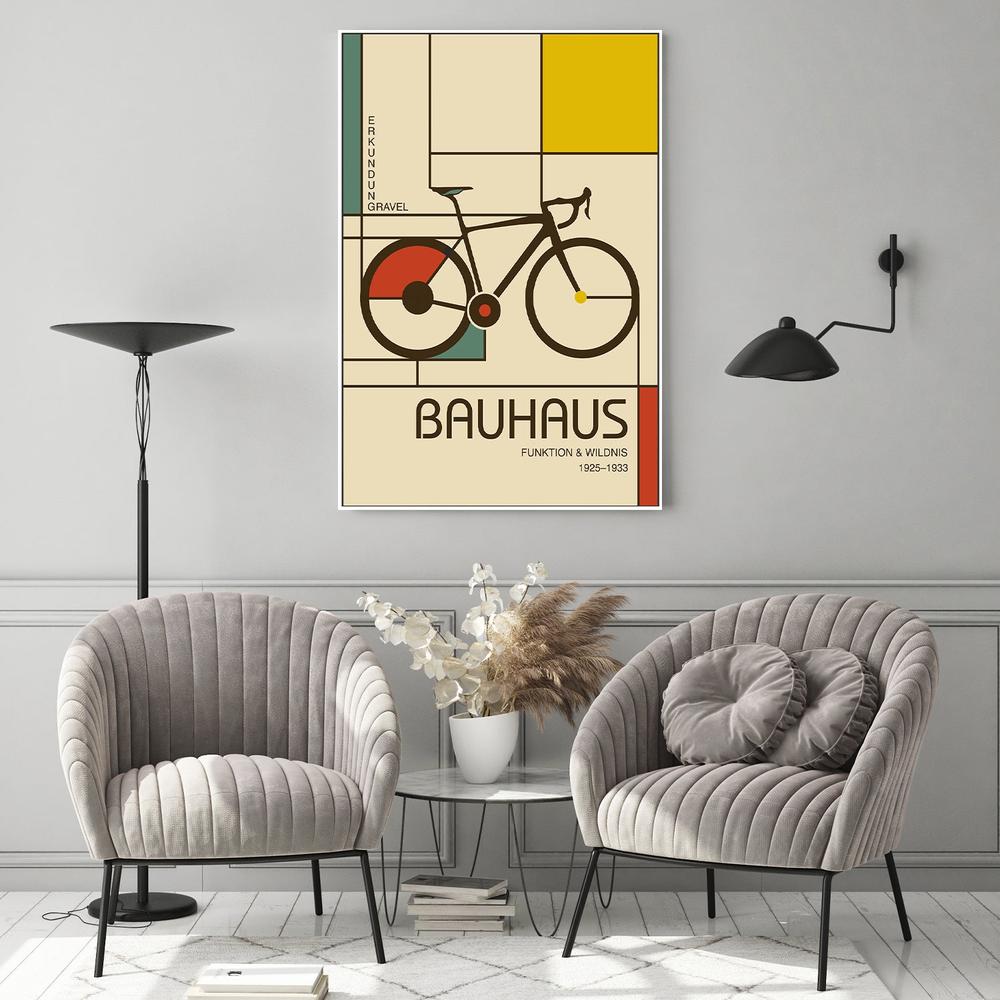 Bauhaus Bike Exploration-by-Fadil Roze-wall-art-print-canvas-poster-framed-Gioia