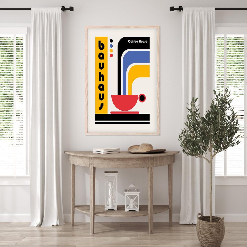 Bauhaus Coffee House-by-Retrodrome-wall-art-print-canvas-poster-framed-Gioia