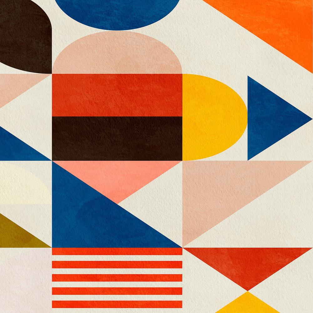Bauhaus Fun-by-Ana Rut Bre-wall-art-print-canvas-poster-framed-Gioia